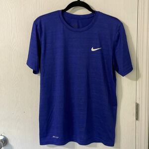 💰Nike Dri-Fit Short Sleeve Tank Royal Blue Size Medium